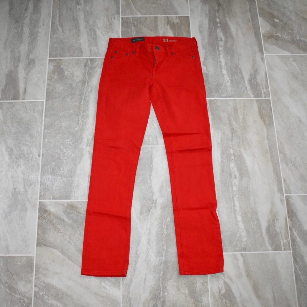 J. Crew Factory red jeans